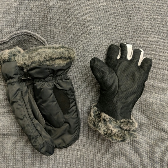 Eddie Bauer Accessories Eddie Bauer Gloves Mittens Black Goose Down